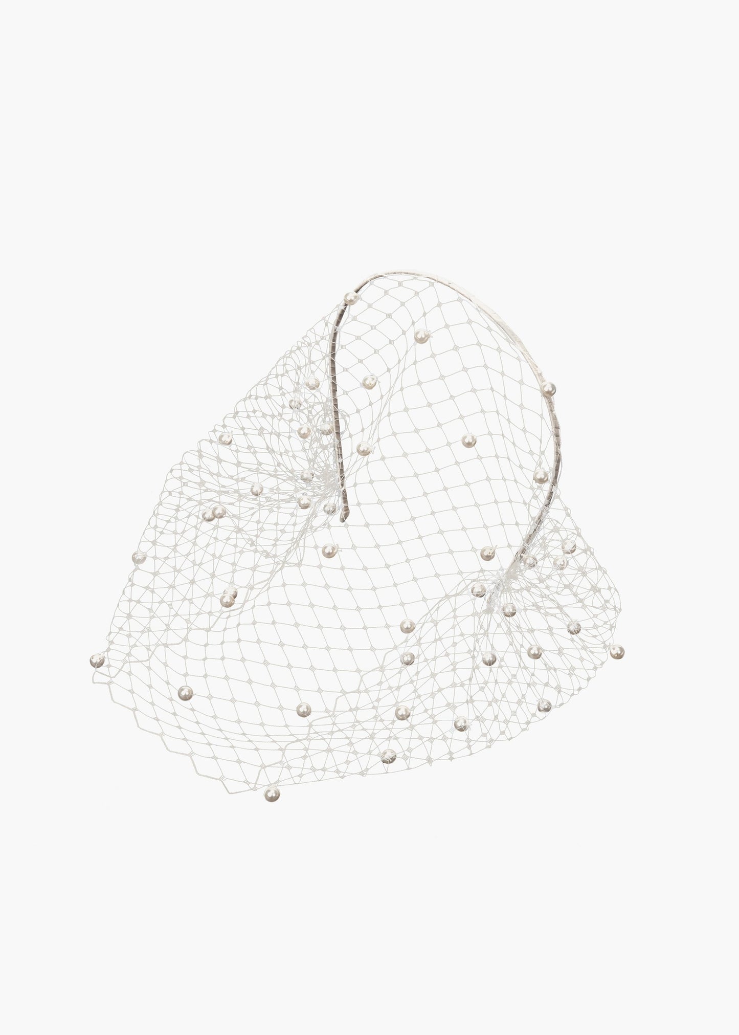 The Voilette Headband With Pearls